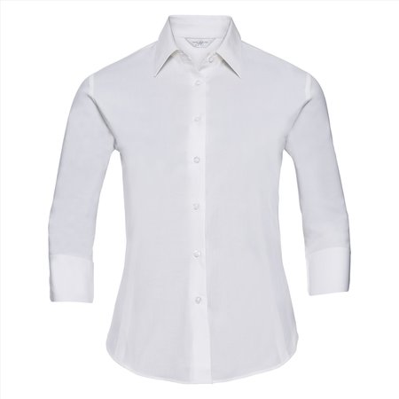 Russell Ladies ¾ sl. Fitted Stretch Shirt