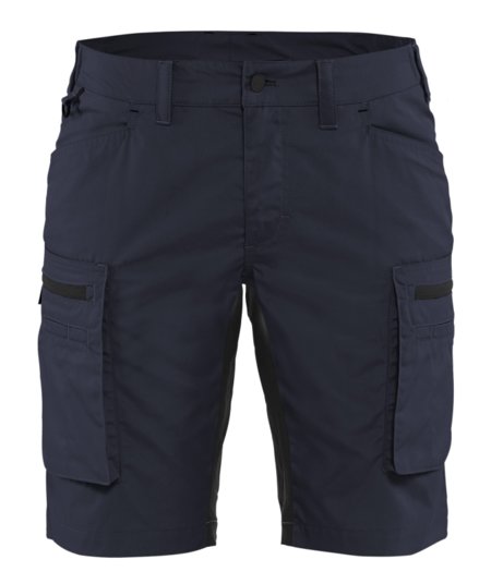 Blåkläder Dames Service Short met stretch 71491845 Donker marineblauw/Zwart