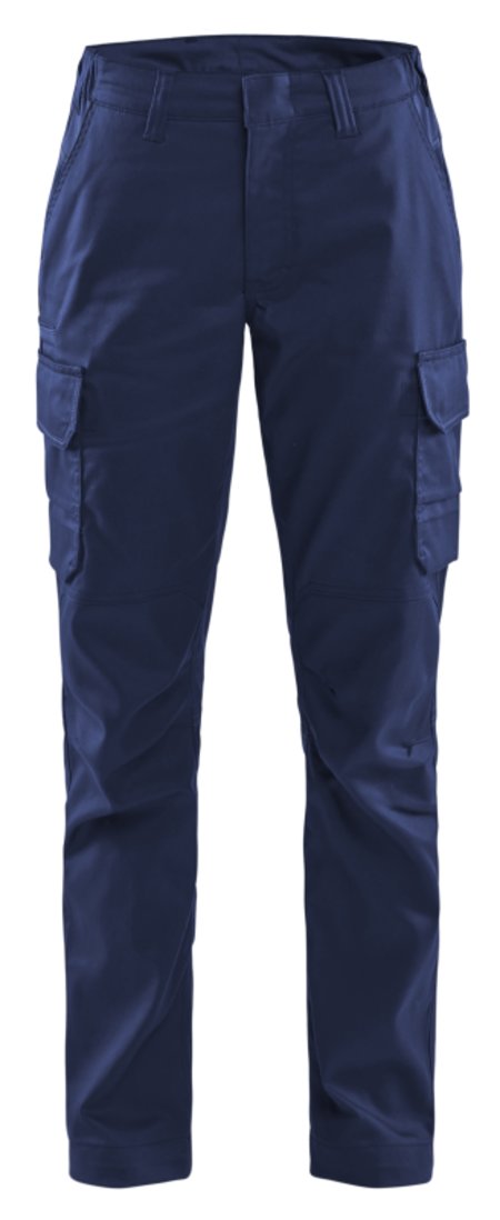 Blåkläder Dames industrie werkbroek stretch/elastiek 71441832 Marineblauw/Korenblauw