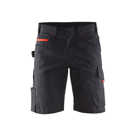 Blåkläder Service short 14991330 Zwart/Rood