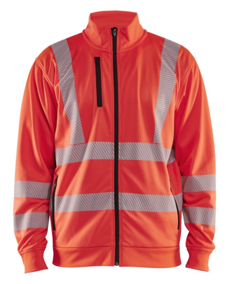 Blåkläder High-Vis Sweatshirt met rits 35632538 High-Vis Rood