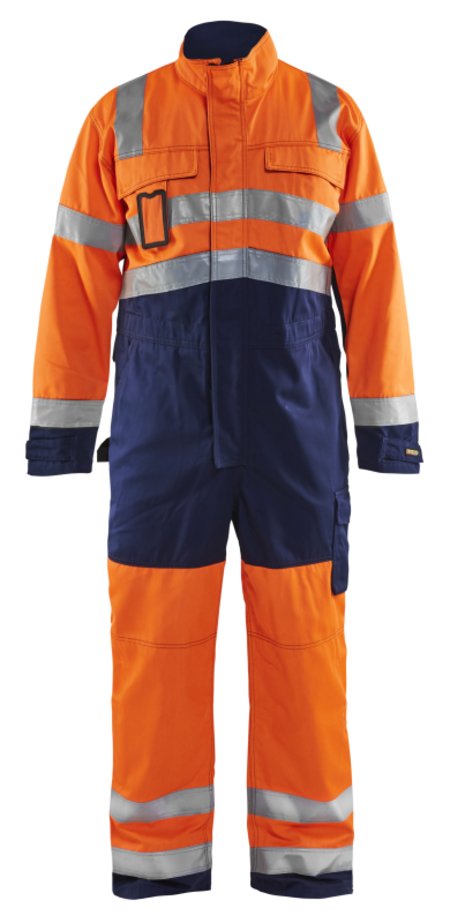 Blåkläder Overall High-Vis 63731804 High-Vis Oranje/Marineblauw