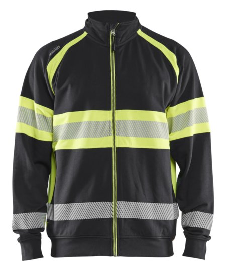 Blåkläder High-Vis sweater 35511158 Zwart/High-Vis Geel