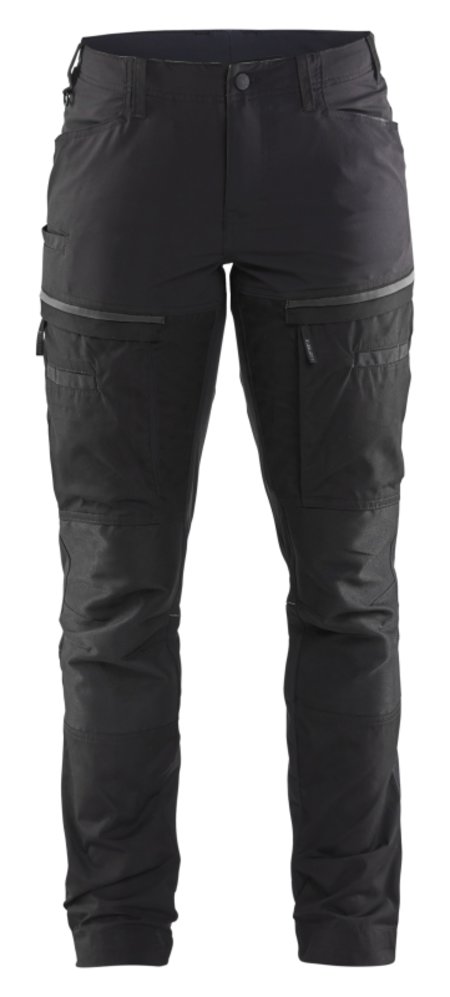 Blåkläder Servicewerkbroek met stretch voor dames 71661845 Zwart/Donkergrijs