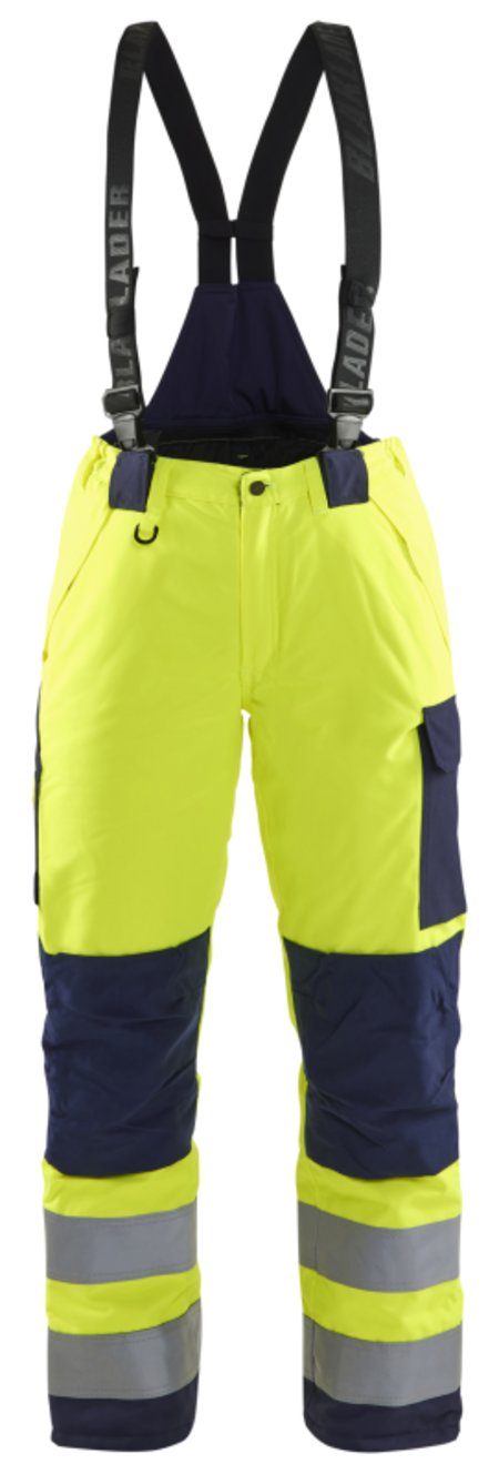 Blåkläder Dames Winterwerkbroek High-Vis 78851977 High-Vis Geel/Marineblauw