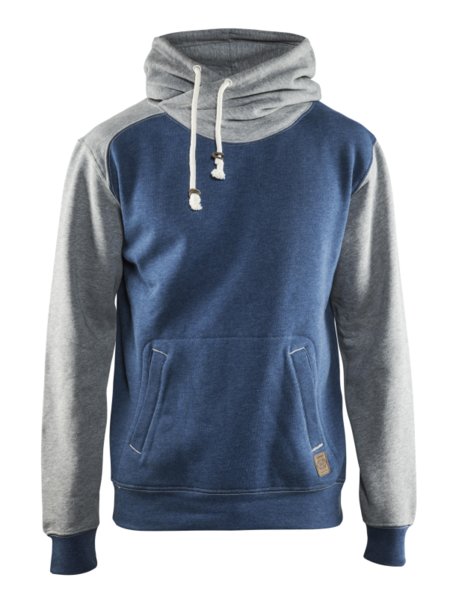 Blåkläder Hooded Sweatshirt 33991157 Blauw melange/Grijs