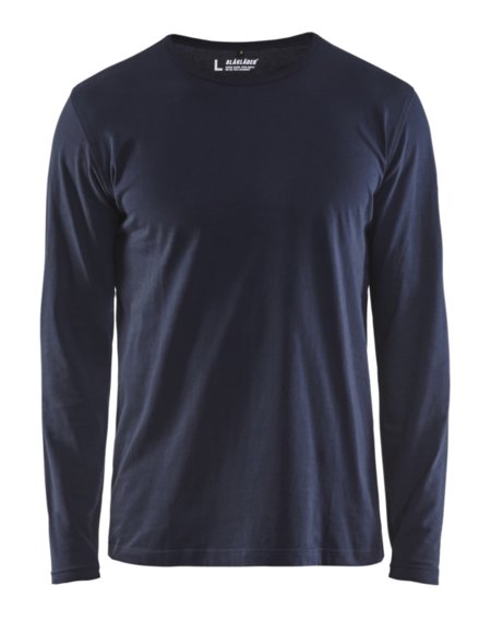 Blåkläder T-Shirt lange mouw 35001042 Donker marineblauw