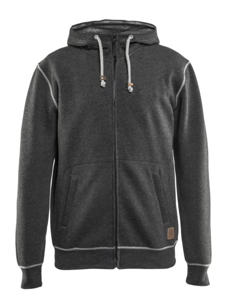 Blåkläder Hooded Sweatshirt met rits 33981157 Zwart Mêlee