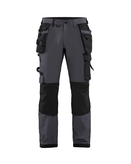 Blåkläder Werkbroek met 4-weg stretch 15221645 Medium Grijs/Zwart