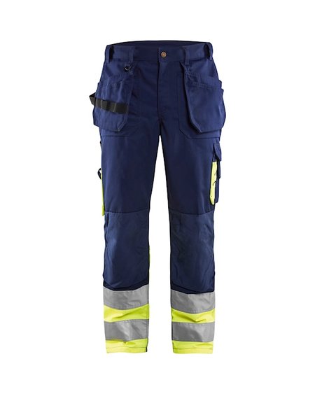 Blåkläder Werkbroek High-Vis 15291860 Marine/High-Vis Geel