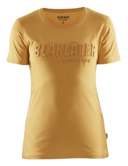 Blåkläder Dames T-Shirt 3D 34311042 Honinggoud