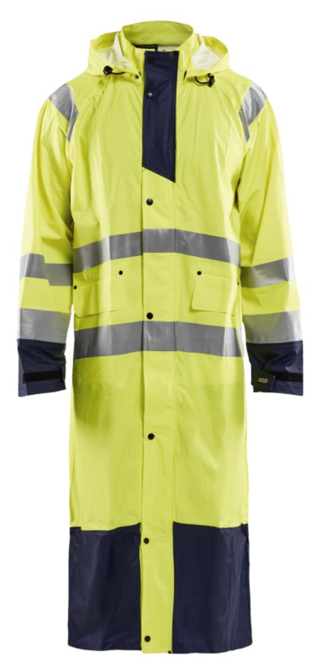 Blåkläder Regenjas High-Vis LEVEL 1 43252000 High-Vis Geel/Marineblauw