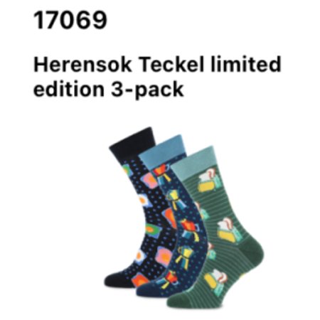 Herensok Teckel Limited Edition 3-pack 17069