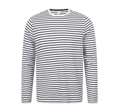 SKINNIFIT MEN - UNISEX LONG SLEEVED STRIPED T