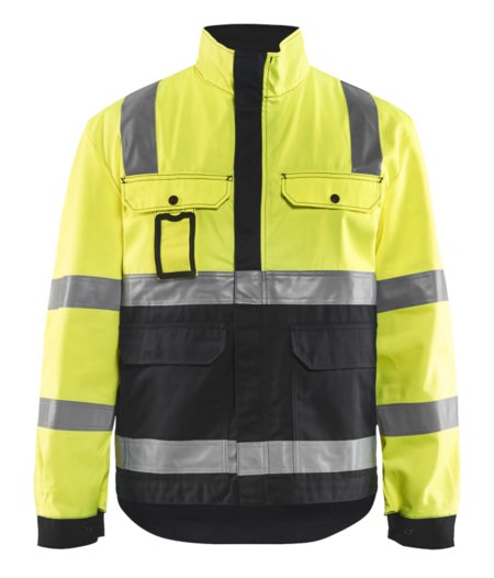 Blåkläder Jack, ongevoerd High-Vis 40231804 High-Vis Geel/Zwart