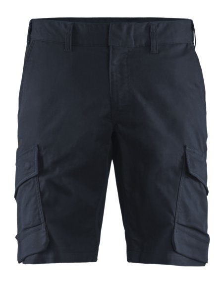 Blåkläder Industrie short met stretch 14461832 Donker marineblauw/Zwart