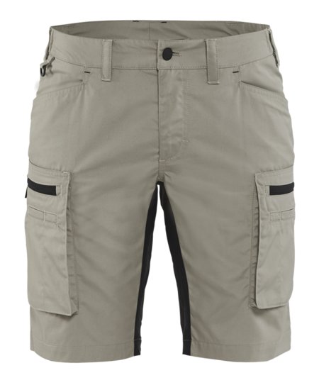 Blåkläder Dames Service Short met stretch 71491845 Stone/Zwart