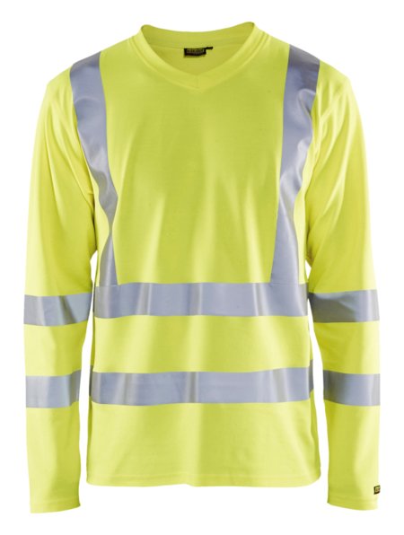 Blåkläder UV-T-Shirt High-Vis lange mouw UPF 40+ UV 33811070 High-Vis Geel