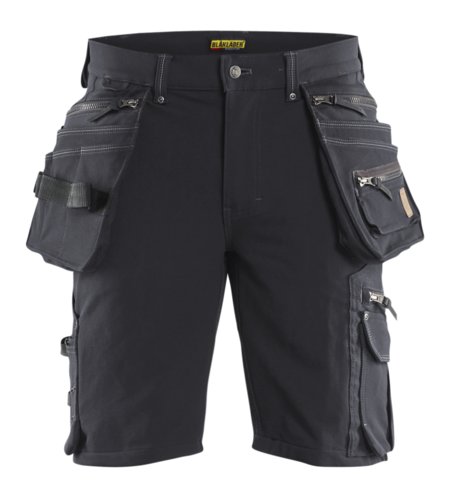 Blåkläder Short 4-weg stretch X1900 19881644 Donkergrijs/Zwart