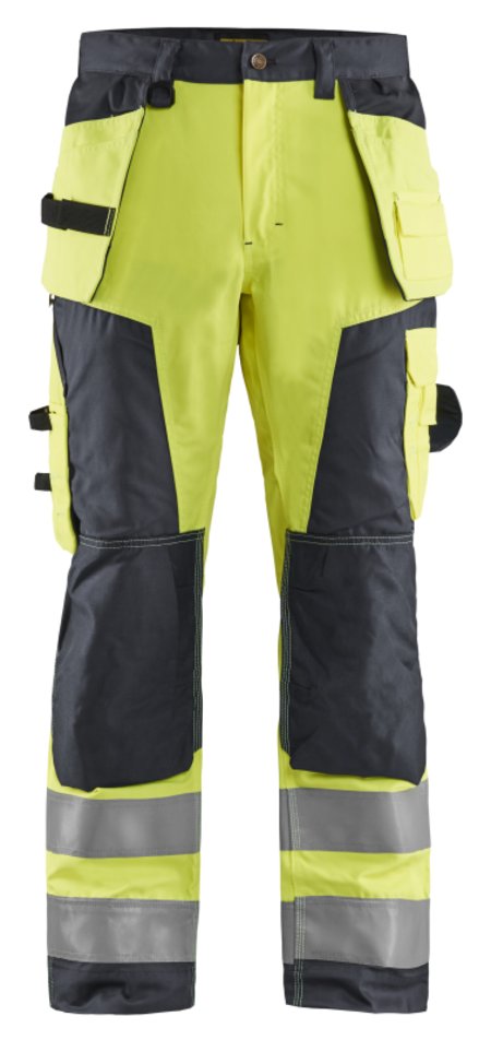 Blåkläder Werkbroek High-Vis 15681811 High-Vis Geel/Medium Grijs