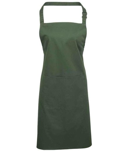 Premier - 'Colours' Bib Apron with Pocket