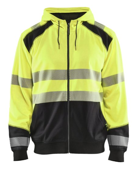 Blåkläder Hooded Sweatshirt High-Vis 35462528 High-Vis Geel/Zwart