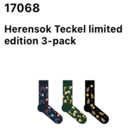 Herensok Teckel Limited Edition 3-pack 17068