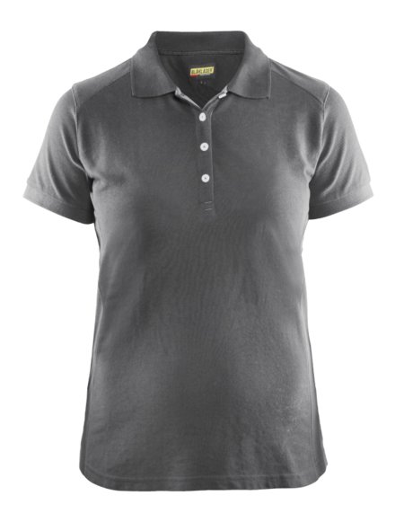 Blåkläder Dames poloshirt piqué 33901050 Grijs