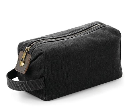 QUADRA - HERITAGE WAXED CANVAS WASH BAG