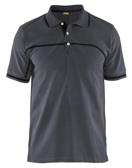 Blåkläder Poloshirt 33891050 Medium Grijs/Zwart