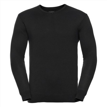 Russell Men V-neck Knitted Pullover