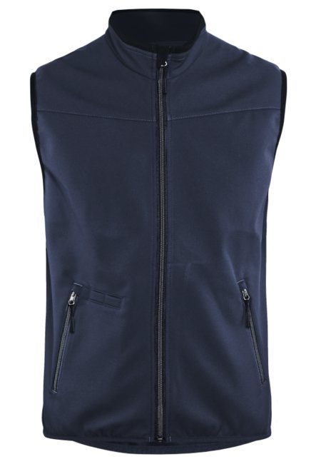 Blåkläder Softshell bodywarmer 38502516 Donker marineblauw/Zwart