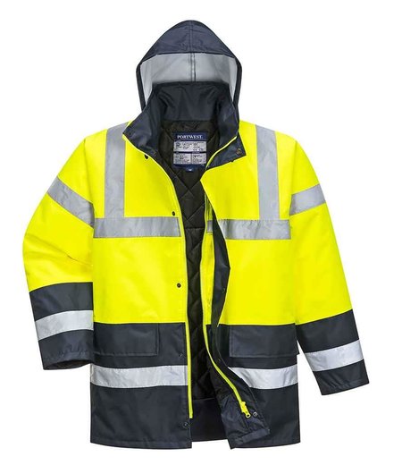 Portwest - Hi-Vis Contrast Traffic Jacket