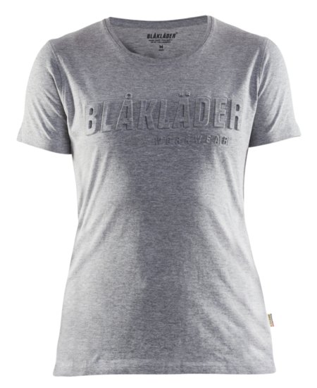 Blåkläder Dames T-Shirt 3D 34311043 Grijs Mêlee