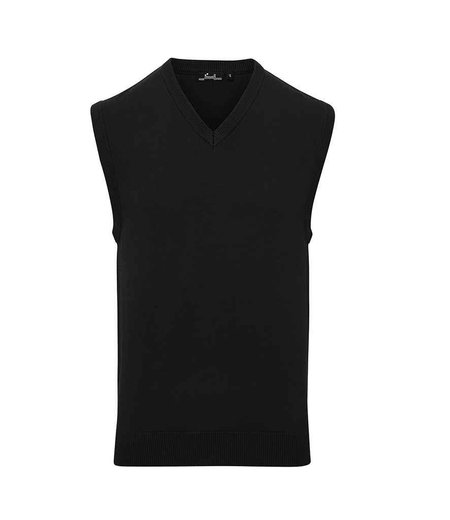 Premier - Sleeveless Cotton Acrylic V Neck Sweater