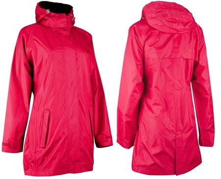 Deluxe Lange Regenjas Dames 43NL Fuchsia/Roze