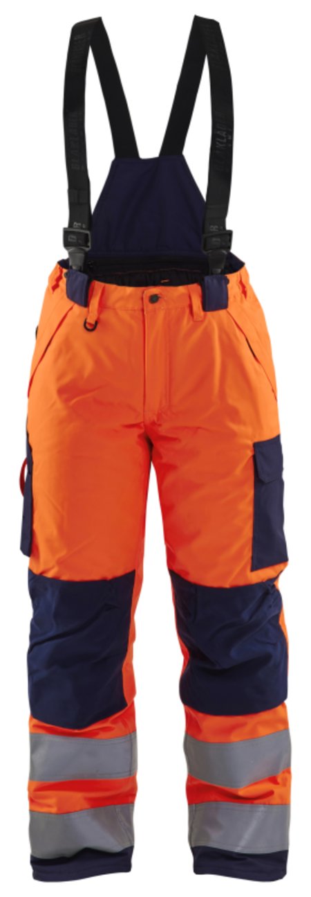 Blåkläder Dames Winterwerkbroek High-Vis 78851977 High-Vis Oranje/Marineblauw