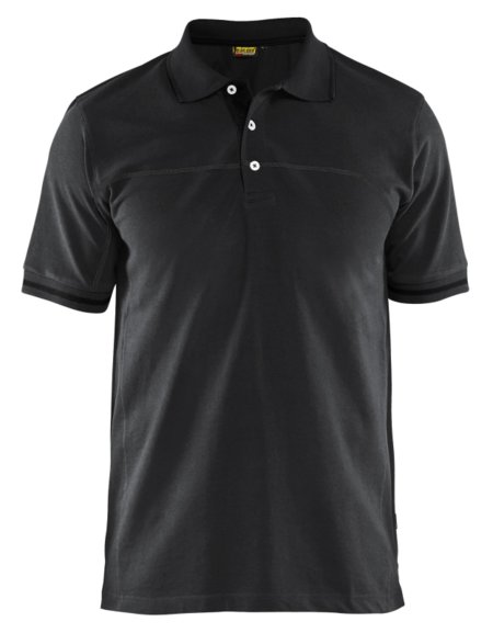 Blåkläder Poloshirt 33891050 Zwart/Donkergrijs