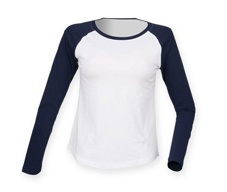 SKINNIFIT WOMEN - LADIES L/S BASEBALL T