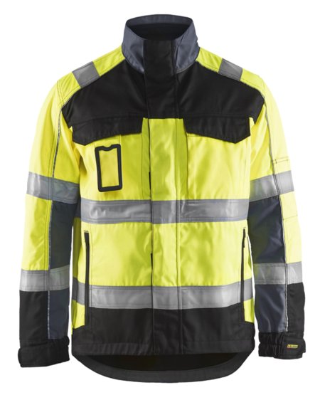 Blåkläder Jack. Ongevoerd High-Vis 40511811 High-Vis Geel/Zwart