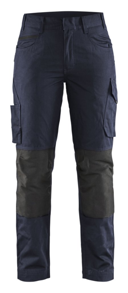 Blåkläder Dames service werkbroek met stretch 71951330 Donker marineblauw/Zwart