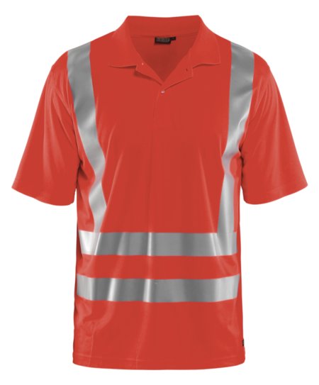 Blåkläder UVPoloshirt High-Vis 33911011 High-Vis Rood