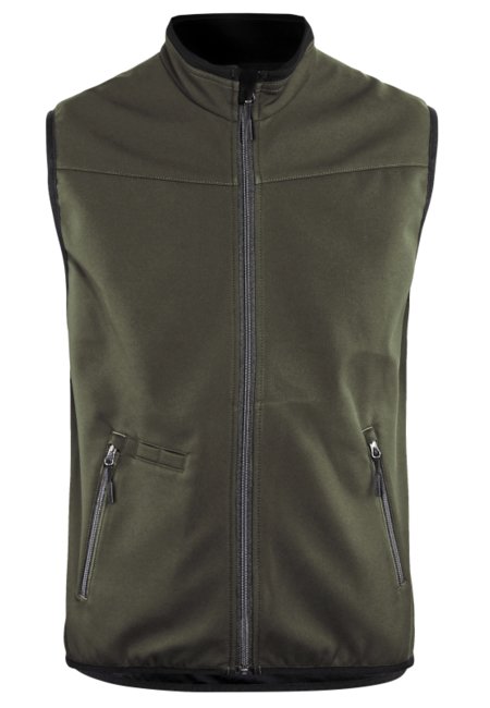 Blåkläder Softshell bodywarmer 38502516 Groen/Zwart