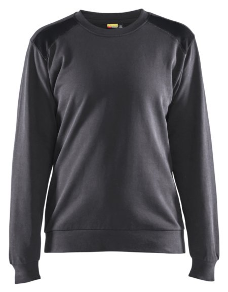 Blåkläder Sweatshirt bicolour Dames 34081158 Medium Grijs/Zwart