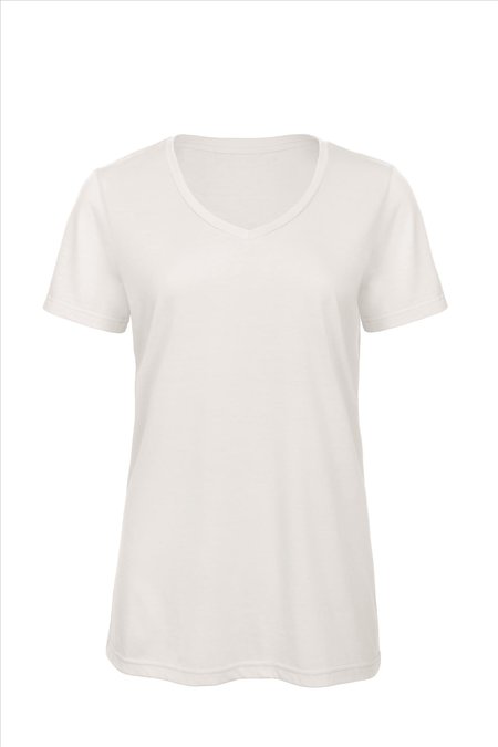 B&C Triblend V-neck T Women