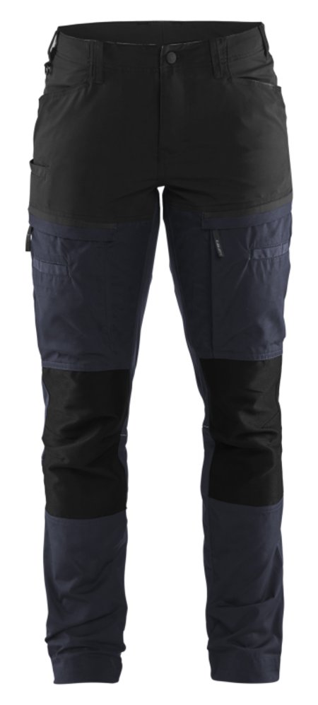 Blåkläder Servicewerkbroek met stretch voor dames 71661845 Donker marineblauw/Zwart