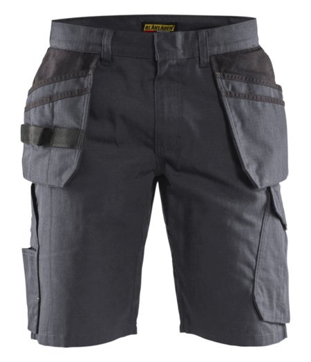 Blåkläder Service short met spijkerzakken 14941330 Medium Grijs/Zwart