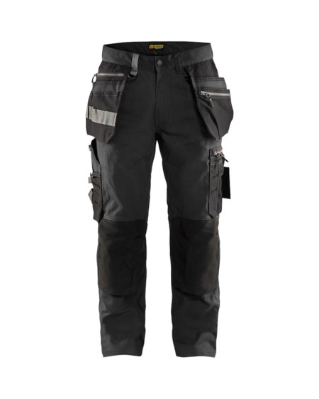 Blåkläder Werkbroek met stretch 15901343 Donkergrijs/Zwart