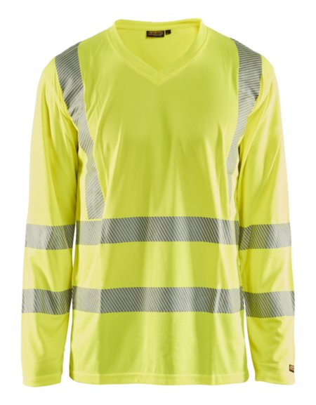 Blåkläder UV-T-Shirt lange mouw High-Vis 33851013 High-Vis Geel