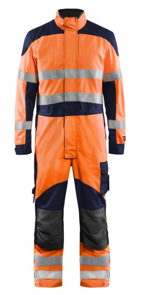 Blåkläder Multinorm inherent overall 60891513 High-Vis Oranje/Marineblauw